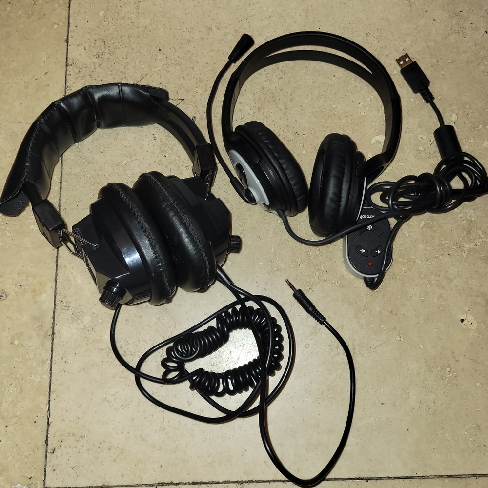 2 sets of Headphones